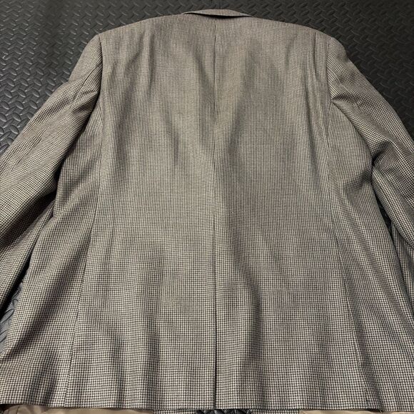 Vtg Ralph Lauren Sport Dillard’s Coat Blazer Brown Tweed Mens 48L Silk Wool Blnd - Picture 14 of 15